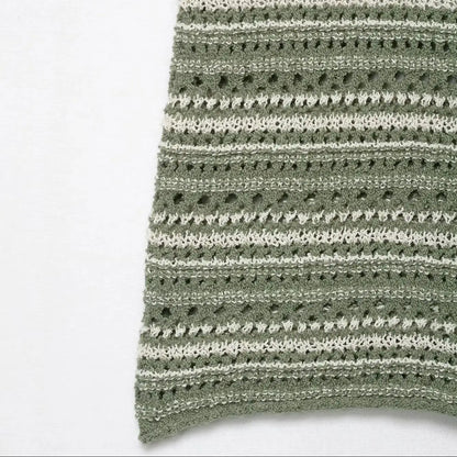 Maivah Autumn Striped Knit Slim-Fit Top