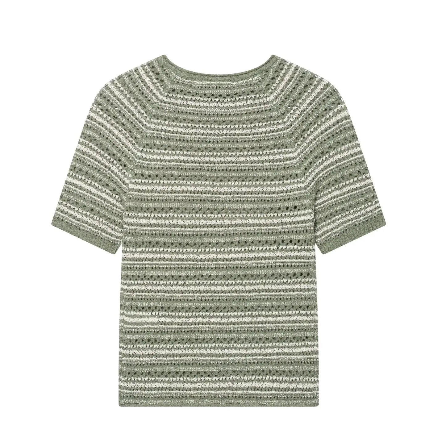 Maivah Autumn Striped Knit Slim-Fit Top