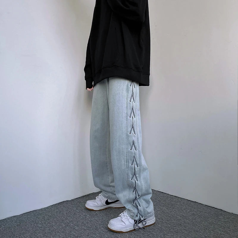 Maivah High Waist Straight Leg Denim Jeans