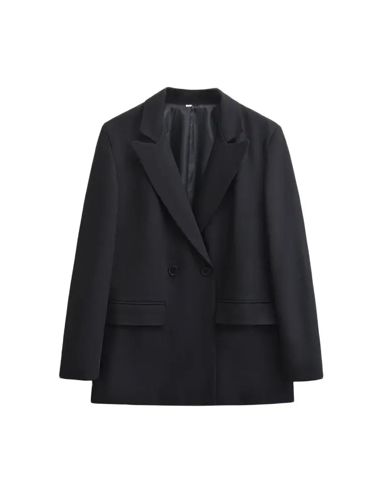 Maivah Women's Double-Breasted Office Blazer