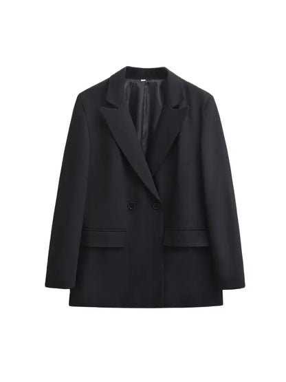 Maivah Women's Double-Breasted Office Blazer