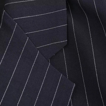 Maivah Nova Stripe Double-Breasted Blazer