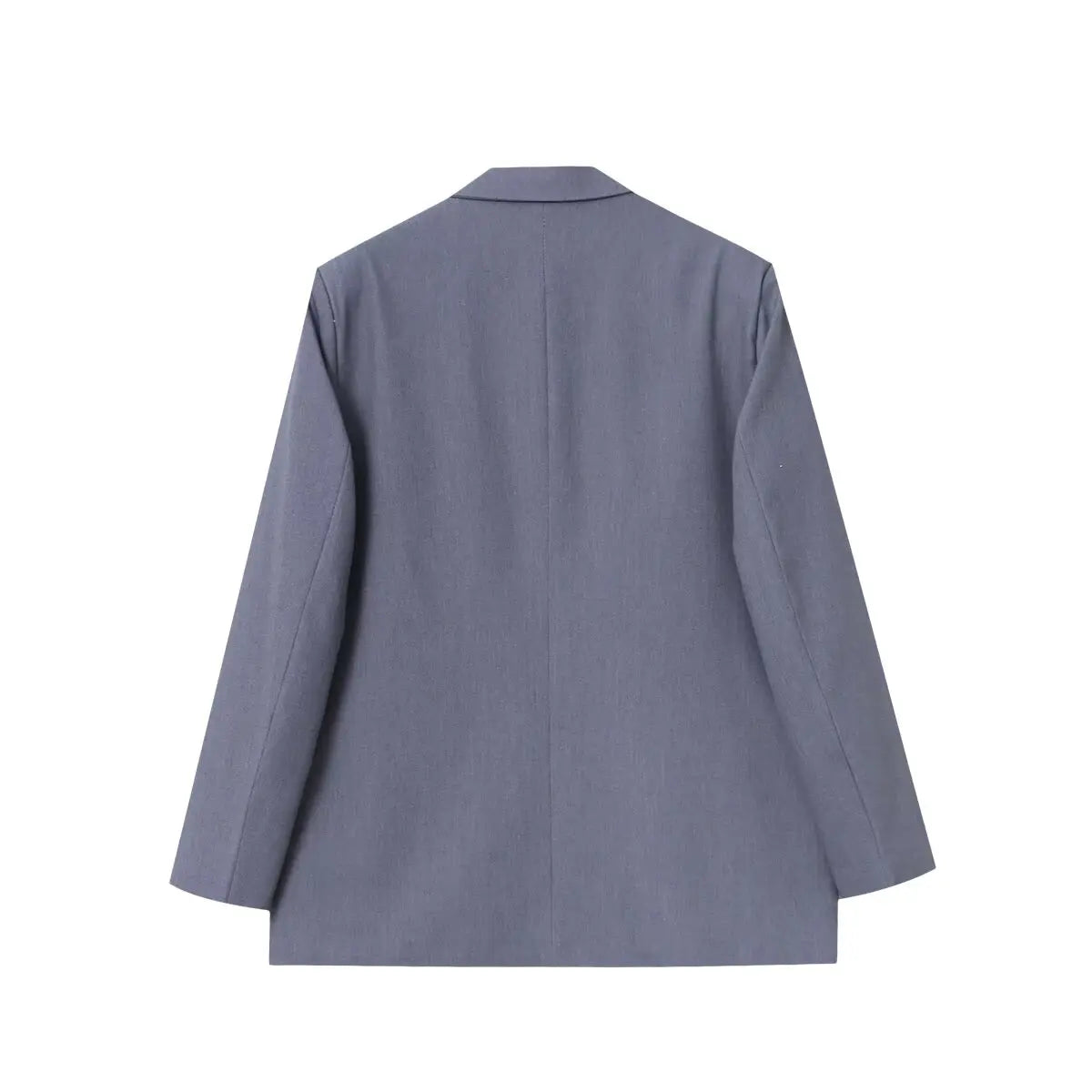 Maivah Solid Loose-Fit Double-Breasted Blazer