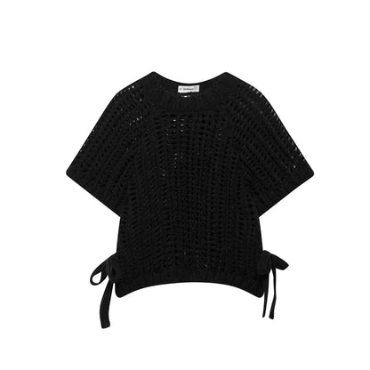 Maivah Hollow Out Knit Pullover Sweater