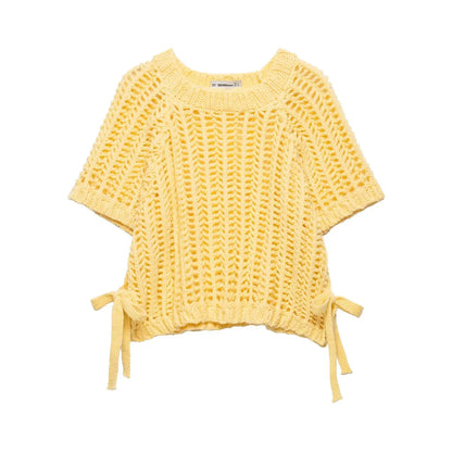 Maivah Hollow Out Knit Pullover Sweater