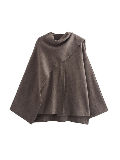 Maivah Elegant Knitted Split Jacket Coat