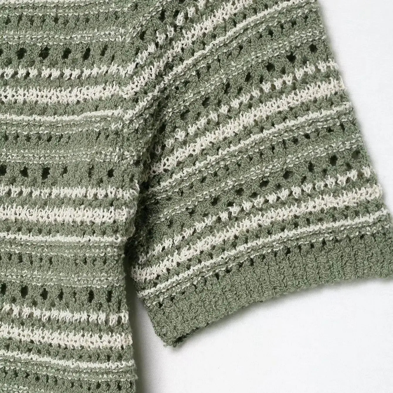 Maivah Autumn Striped Knit Slim-Fit Top