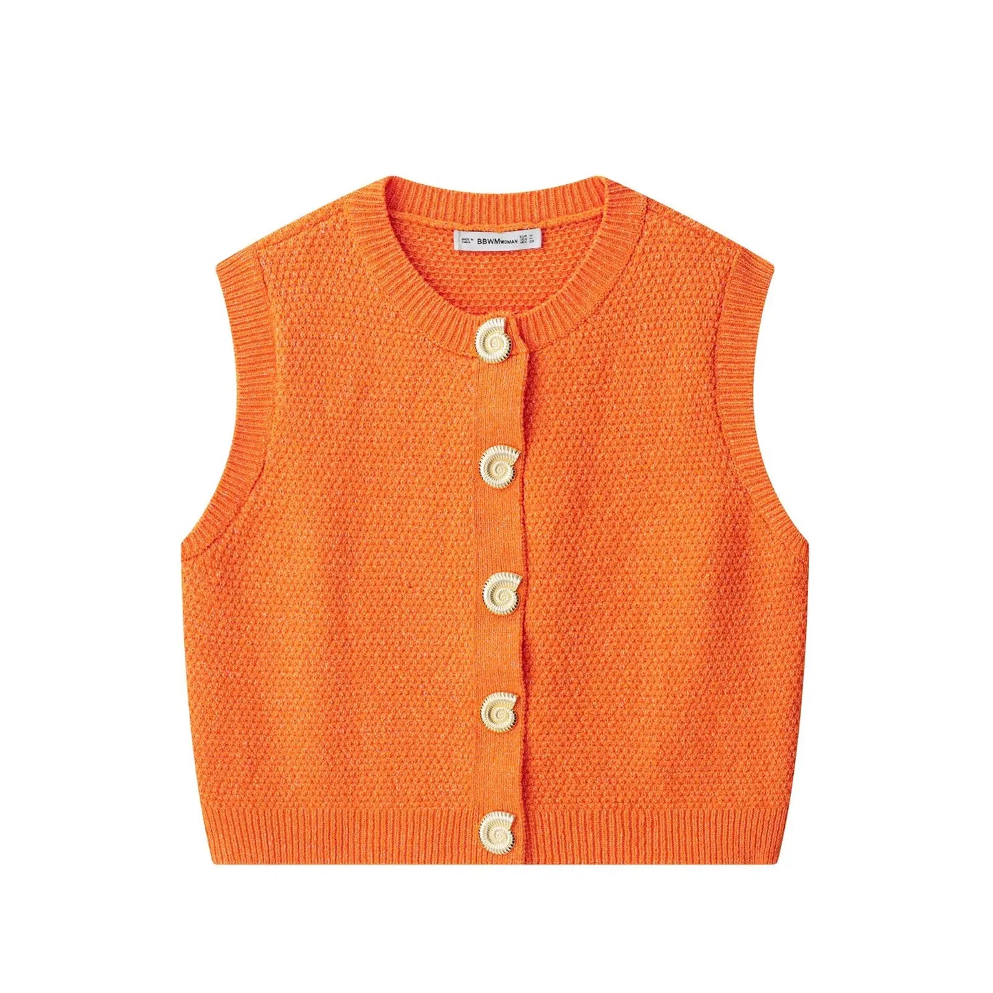 Maivah Sleeveless Knit Vest Cardigan
