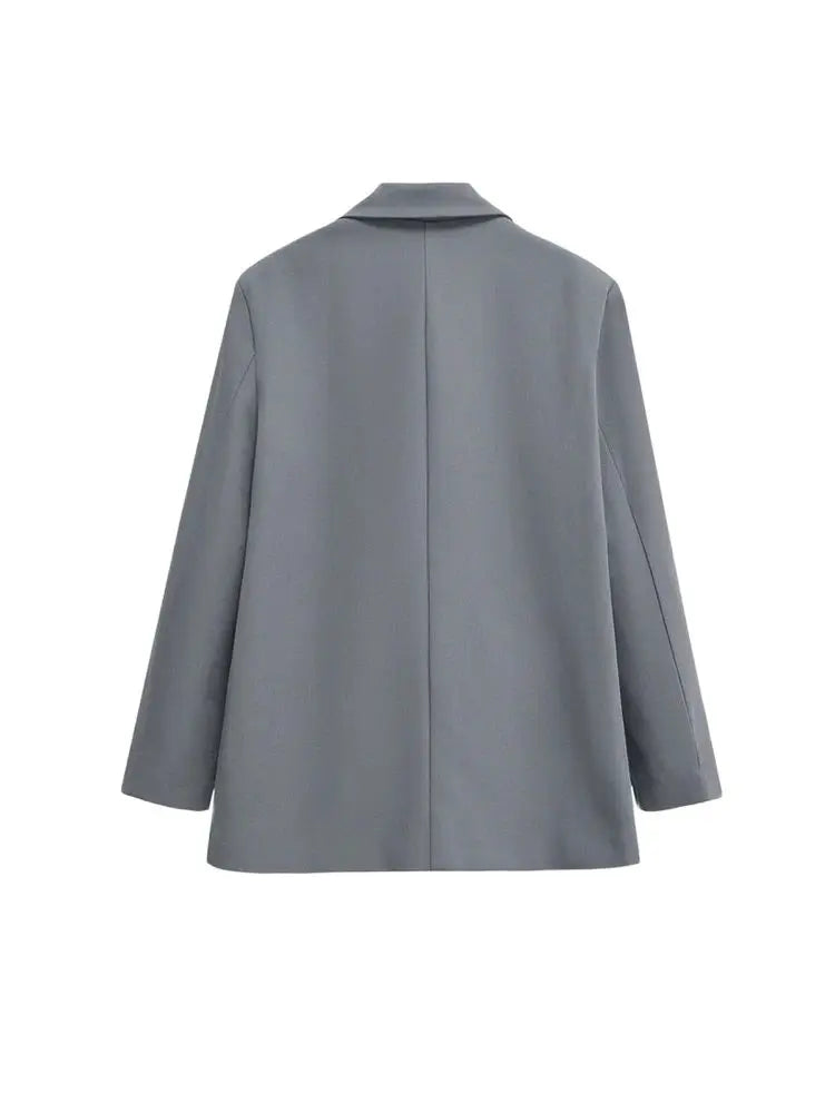 Maivah Women's Double-Breasted Office Blazer