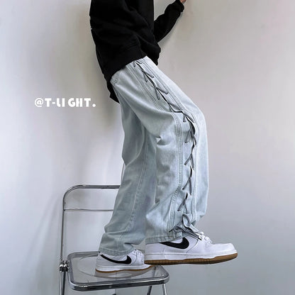 Maivah High Waist Straight Leg Denim Jeans