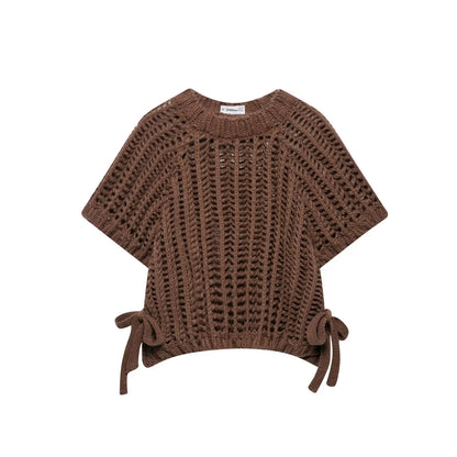 Maivah Hollow Out Knit Pullover Sweater