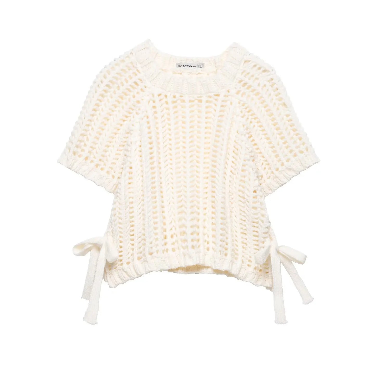 Maivah Hollow Out Knit Pullover Sweater